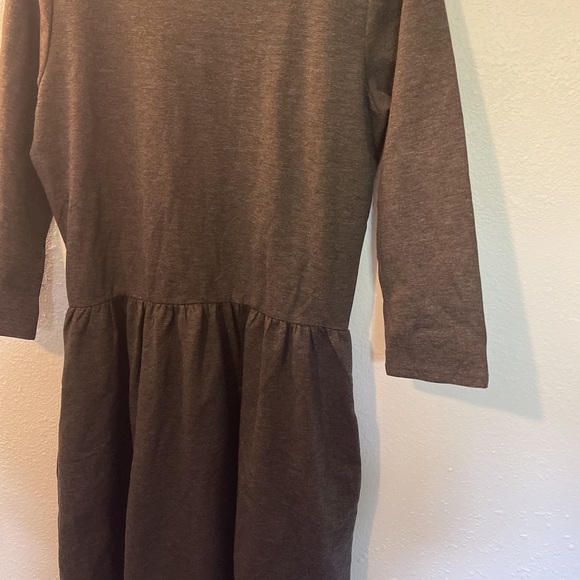 Women’s NWT dark gray long sleeve dress with pockets  size XL - Picture 2 of 6